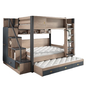 Letto a Castello per Bambini con Letto Estraibile Mobili per la Casa Stile Nordico Letto Alto e <span class=keywords><strong>Basso</strong></span> Moderno Letto a Castello Multifunzionale - Product Image 2