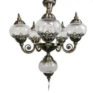 Хрустальная люстра в европейском и американском стиле, оригинальная креативная лампа из 6 элементов для ресторана, бара, кафе, хрустальная лампа