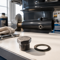 Joint d'étanchéité pour bouchon de vidange de moteur marin, joint de vis de vidange d'huile 10-79953Q2 26-830749 pour unité inférieure 350 Mag MPI Hor Alpha Bravo