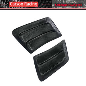 Ailerons latéraux en fibre de carbone véritable finition polie pour <span class=keywords><strong>Mercedes</strong></span> Classe C W204 C63 Pare-chocs avant/arrière Ruban 3M Kits de carrosserie - Product Image 5