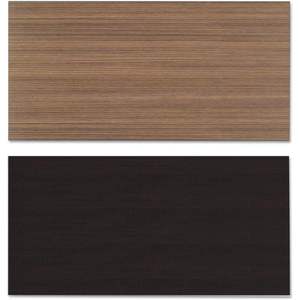 Alera ALETT4824EW Plateau de table rectangulaire réversible en stratifié expresso/noyer 47,63 po. Largeur x 23,63 pouces D pour les meubles de salle à manger - Product Image 3