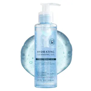 OEM Daily Formulated with Hyaluronic Acid Facial Cleanser Hydrating Cleansing Gel