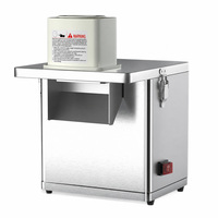 Coupe-légumes électrique commercial 300W, coupe-légumes multifonction, grille de découpe de 10 mm, acier inoxydable, 220V