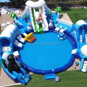 Toboggans gonflables géants pour <span class=keywords><strong>parc</strong></span> <span class=keywords><strong>aquatique</strong></span> d'amusement <span class=keywords><strong>avec</strong></span> piscine Toboggans gonflables à vendre - Product Image 1