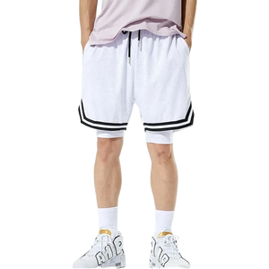 Unisex # 5 Pantalones Cortos de Baloncesto Universitario Acuff Jr. Cosidos, Transpirables, con Cuello en V, 100% Poliéster, Antibacterianos, con Cierre de Botones - Product Image 1