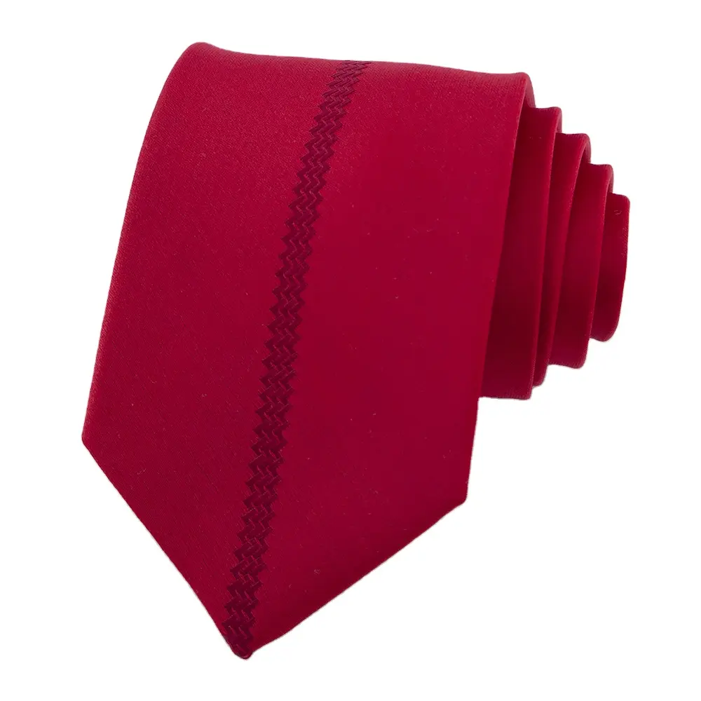 RunLin fabricación personalizada de lujo tejido Jacquard hecho a mano corbatas de seda para hombres conjunto