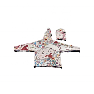 Custom Printed Woven <strong>Akatsuki</strong> Jacquard Tapestry <strong>Hoodie</strong> New Design Anime Fashion Sweater Spring Season Men's Polyester/Cotton - Product Image 5