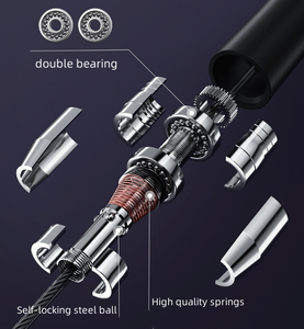 <span class=keywords><strong>Corde</strong></span> <span class=keywords><strong>à</strong></span> <span class=keywords><strong>sauter</strong></span> de vitesse pour exercice adulte <span class=keywords><strong>Corde</strong></span> de vitesse réglable pour entraînement <span class=keywords><strong>Double</strong></span> sous entraînement - Product Image 3