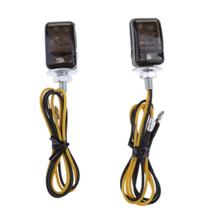 Intermitentes LED Ámbar para Mini Motocicleta, Luces de Señalización Negras - Product Image 1