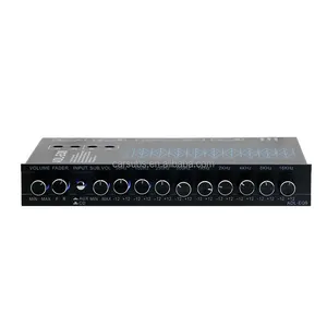 Sistema Audio amplificatore auto 9 EQ banda 2 Ch in equalizzatore 6 Ch out passivi Crossover Subwoofer altoparlante frequenza equalizzatore auto