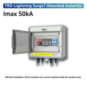 YRO 1000V DC Surge protettore 3P pali <span class=keywords><strong>protezione</strong></span> contro i fulmini CE per il sistema <span class=keywords><strong>solare</strong></span> apparecchiature elettroniche industriali Max 50KA - Product Image 3