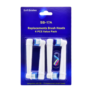 Têtes de brosse à dents électriques Oral-B à poils souples en nylon, têtes de rechange pour adultes, usage domestique - Product Image 4