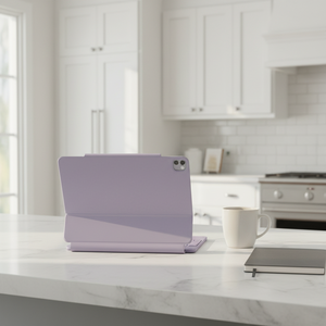 Clavier <span class=keywords><strong>Bluetooth</strong></span> avec étui magnétique pour tablette, clavier intelligent avec pavé tactile - Product Image 1