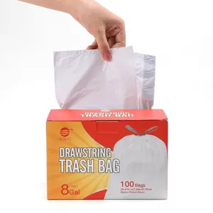 Supply Custom Plastic Garbage Bags/Trash Bag/Trash Can Liner garbage bag heavy duty