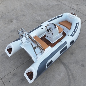 Nuevo Diseño 2026 RIB-360, Bote Neumático Semirrígido con Casco de Fibra de Vidrio, Fondo en V Profunda, Bote Inflable - Product Image 4