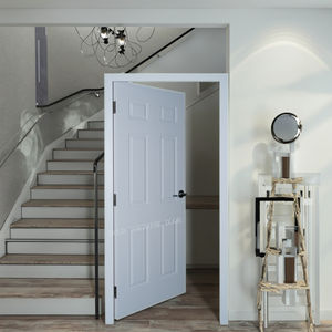 Puerta resistente al fuego de acero de 6 paneles con marco de metal con UL /WH <span class=keywords><strong>Laber</strong></span> con 90 minutos - Product Image 2