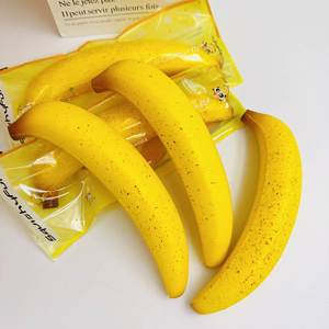 Unisex Soft Touch Ripe Banana Squeeze Toy Funny PU Material Slow <b>Rebound</b> Decompression Toy Kids 5-7 Years Stress Relief Vent Toy - Product Image 2
