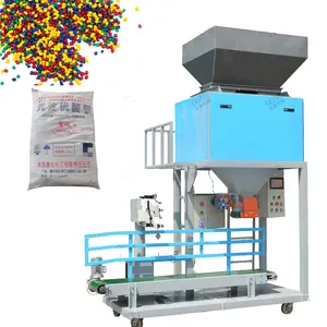 Mesin kemasan pelet mesin pengepakan berat butir mesin pengemasan makanan anjing hingga 10 kg