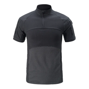 2024 nueva <span class=keywords><strong>venta</strong></span> directa <span class=keywords><strong>de</strong></span> fábrica camiseta <span class=keywords><strong>de</strong></span> entrenamiento transpirable negro Python actividades al aire libre camisa uniforme táctico - Product Image 4