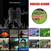 Appareil de vision nocturne numérique infrarouge avec caméra Enregistrement vidéo 4K NVG Lunettes de vision de nuit montées sur casque