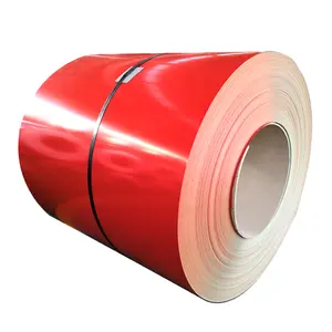 Prepainted galvanized steel coil/Pre painted hot dip 55% alu zink coated steel in coil for building material