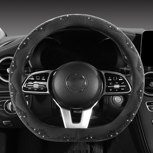 Protection de <span class=keywords><strong>volant</strong></span> de voiture en forme de D avec décoration unique en strass - Product Image 5