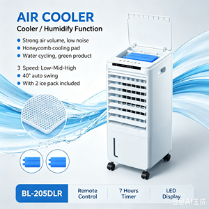 Ventilador portátil pequeño <span class=keywords><strong>de</strong></span> pie para el hogar, nuevo modelo <span class=keywords><strong>de</strong></span> 7L, vapor <span class=keywords><strong>de</strong></span> agua, panal <span class=keywords><strong>de</strong></span> abeja, refrigerador <span class=keywords><strong>de</strong></span> <span class=keywords><strong>aire</strong></span> con pantalla Led, precio <span class=keywords><strong>barato</strong></span> - Product Image 1