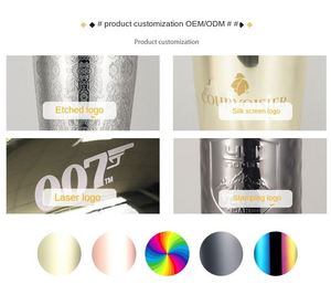 Aluminum Customized Logo Unbreakable Metal Cocktail Beer Red <b>Wine</b> Glasses <b>Goblet</b> for Outdoor Events Picnics Party - Product Image 4