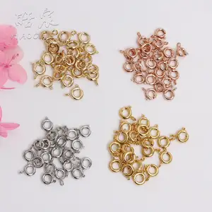 Moda Primavera Botão bronze Lobster Fechos Ganchos Pulseira End Conectores Para Fazer Jóias DIY Colar Buckle