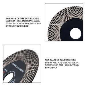 شفرة قطع البورسلين الفائقة، شفرة طحن ماسية، شفرة منشار توربو لقطع وطحن الجرانيت والرخام والبلاط - Product Image 5