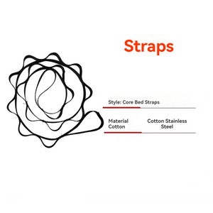Banda Elástica Ajustable para Ejercicios <span class=keywords><strong>con</strong></span> Doble Asa y Múltiples Lazos, Correa para Estiramiento de Pies, Accesorios para <span class=keywords><strong>Pilates</strong></span> y Yoga - Product Image 4