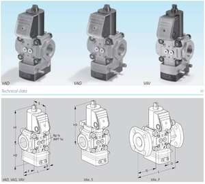 Vanne de régulation proportionnelle à <span class=keywords><strong>gaz</strong></span> Kromschroder VAG 125R/NWAE OEM 230Vac RP1 Taille du tuyau Brûleur industriel <span class=keywords><strong>Chaudière</strong></span> - Product Image 6