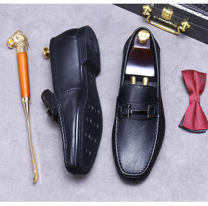 Chaussures Richelieu Formelles pour Hommes en Cuir Véritable, Antidérapantes, Nouveau Style 2025, Bout Carré, Semelle Épaisse, Rehaussantes - Product Image 5