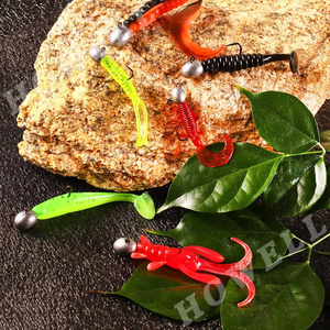 Offre Spéciale 1.5g-5g <span class=keywords><strong>crochet</strong></span> unique en acier au carbone avec tête en plomb et longue tige ronde pour thon bar <span class=keywords><strong>pieuvre</strong></span> leurre pêche hameçons à vis sans fin - Product Image 5