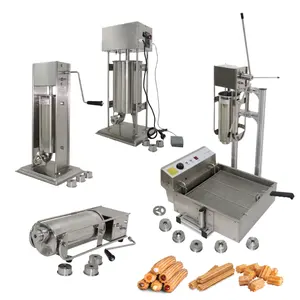Máquina de hacer churros industriales, máquina profesional de llenado eléctrico, uk