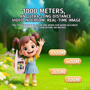 2 Pack Talkies-Walkies Vidéo pour Enfants avec Connexion Claire, Envoi de Photos Selfie, Voix et Émojis, Cadeau pour Garçons et Filles, Nouvelle Mise à Niveau - Product Image 6