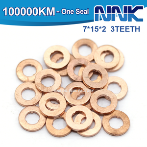 NNK Best Seller - Pièces automobiles - Rondelle en cuivre 7*15*2 à 3 dents pour injecteur de carburant - Joint d'étanchéité en cuivre pour automobile - Product Image 2