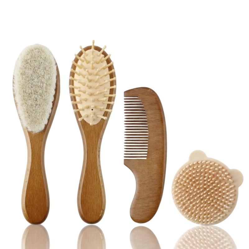 Set de baño para bebé marrón