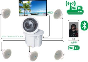 Altavoz Inalámbrico 5.1 6.2 7.1 para Sistema de Sonido en Casa, Altavoz Inalámbrico Inteligente con WIFI - Product Image 3