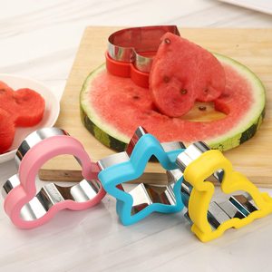 4Pcs Thép Không Gỉ Bánh Sandwich Báo Chí Khuôn Thiết Lập Chim Hoa Trái Tim Sao Hình <span class=keywords><strong>Cookie</strong></span> Trái Cây Rau Máy Cắt Cho Trẻ Em Vui Vẻ - Product Image 3