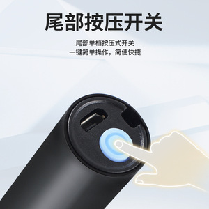 Lampe torche UV 365 nm, lumière noire rechargeable, corps en aluminium, portable, pour la détection des pierres précieuses et des devises, avec charge USB - Product Image 4