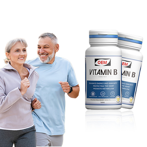 Label pribadi OEM suplemen kesehatan Vitamin B tablet mendukung energi meningkatkan sistem imun - Product Image 6