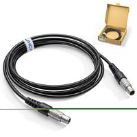 Câble GEV219 pour station totale Leica TM30 TS30 vers alimentation externe GEV171, référence 758469