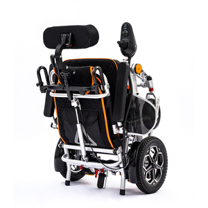2025 Venta caliente silla de ruedas eléctrica plegable reposacabezas todo terreno 700 W Motor de potencia silla de ruedas fácil de usar para ancianos - Product Image 2