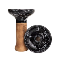 Bol à chicha en céramique artisanal de qualité supérieure, tête de phunnel en marbre jaune, résistant à la chaleur, porte-tabac pour salon, bar, club