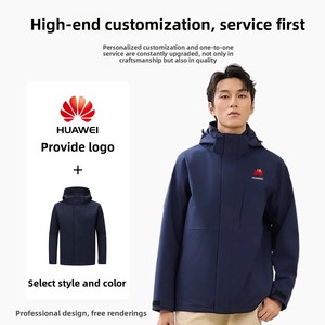 Blouson Bomber Unisexe <span class=keywords><strong>à</strong></span> Capuche Imprimé Personnalisé Imperméable pour Automne Hiver, Vêtement <span class=keywords><strong>de</strong></span> Travail Chaud avec Doublure Polaire, Vêtement d'Extérieur pour l'Alpinisme - Product Image 5