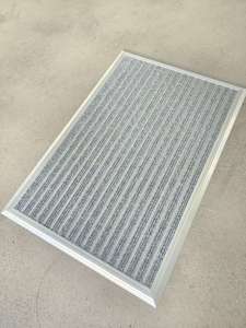 Non-Slip Front <strong>Door</strong> Outdoor Entrance Matting Aluminum Alloy Floor Mat Custom Aluminum <strong>Door</strong> Mats Commercial Residential Entry - Product Image 2