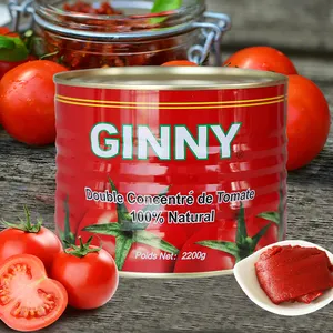 Factory 28-30% brix tomato paste 2200g easy open tomato sauce