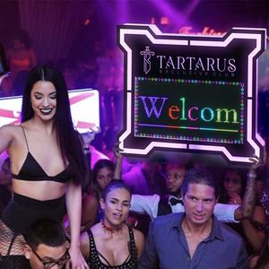 מועדון לילה מותאם אישית שמח יום הולדת הוביל גלילה הודעה דיגיטלית לוח שלט vip - Product Image 6