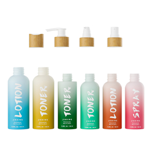 Bao Bì Chăm Sóc Da Mỹ Phẩm Sang Trọng Rỗng Màu Tím Gradient Tùy Chỉnh Nắp Tre Chai Xịt Nước Hoa Hồng Bằng Nhựa Có Đầu Đĩa - Product Image 3